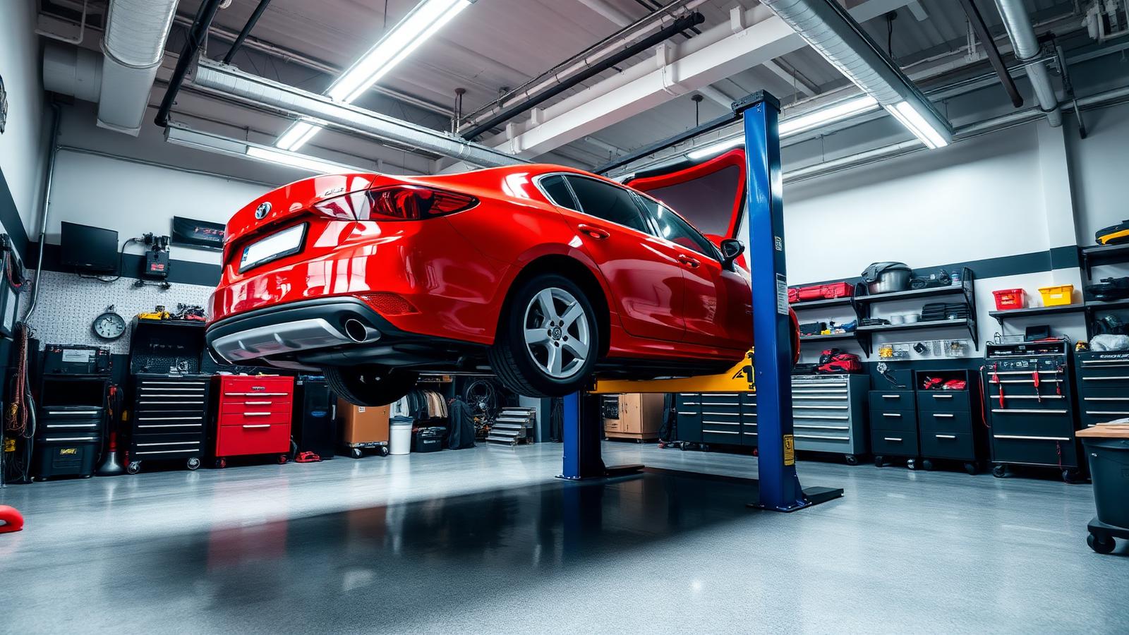Inside the Michiana Auto Werks shop